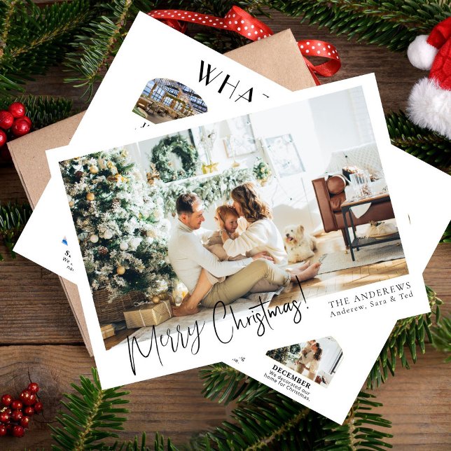 Festividades Foto Moderna 12 Que Cartão de Natal De Ano (Criador carregado)