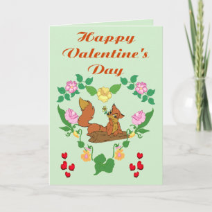 Festividades Foxy O Cartão De Namorados Fox Love