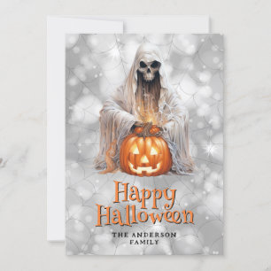 Festividades Ghost Jack O'Lanterna Feliz Cartão de Halloween