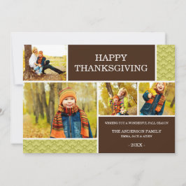 FESTIVIDADES GOBBLE | CARTÃO COM FOTOS DE OBRIGAÇÃO
