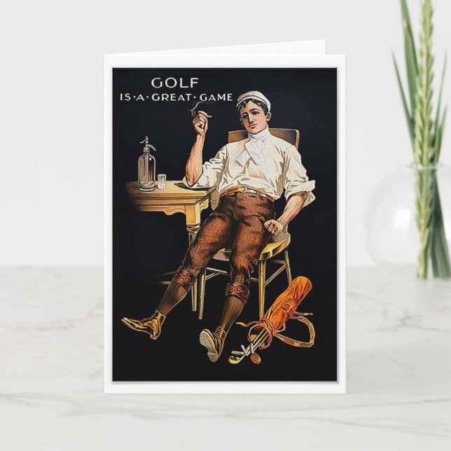 Festividades Golf É Um Cartão De Jogo De Excelente (Frente)