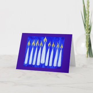 Festividades Hanukkah feliz! Cartão de presente