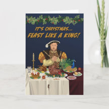 Henry VIII Banquete Como Um Cartão De Natal Rei
