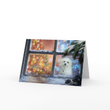 Hermes o cartão de saudação de Natal maltês