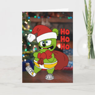 Festividades Ho Ho Ho Gummibär Cartão de Natal
