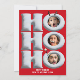 Festividades HOHOHO! Crie o seu próprio cartão de férias