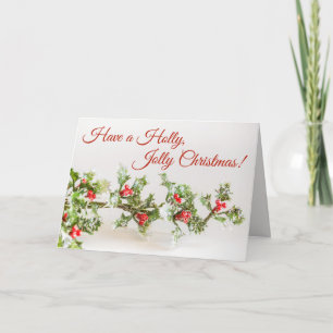 Festividades Holly, Cartão de Natal Jolly