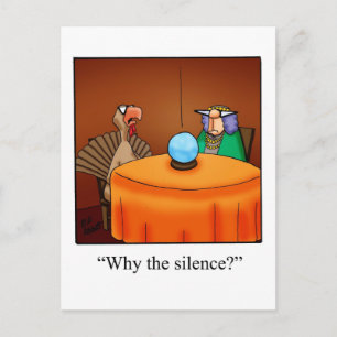 Festividades Humor de Ação de Graças e Cartão postal "Espectick