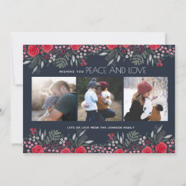 Festividades Jardim Botânico paz e amor | Cartão de Foto