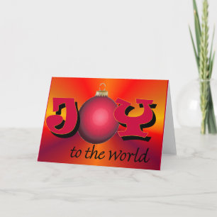 Festividades Joy para o cartão de saudação mundial