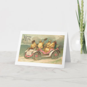 Festividades Joyeuses Paques! Cartão de páscoa francês do