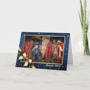 Festividades Joyeux Noël. Cartão de Natal em francês