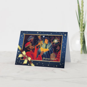 Festividades Joyeux Noël. Cartão de Natal em francês