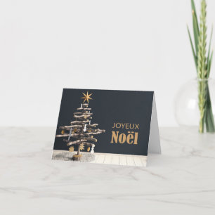 Festividades Joyeux Noël Scandinavian Style Cartão de Natal