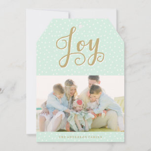 Festividades Joyous   Cartão com fotos de férias