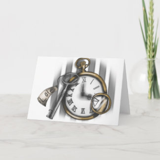 Festividades LateClock - cartão de Alice