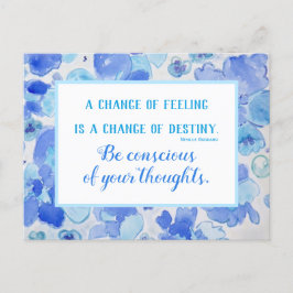 Festividades Lei de citação inspiracional do cartão postal de a