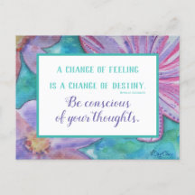 Lei de citação inspiracional do cartão postal de a