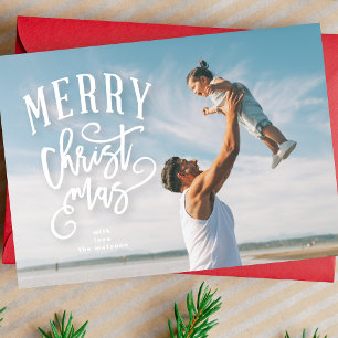 Festividades Letreiro Feliz Natal Foto Cartão de Férias
