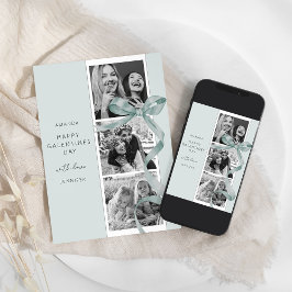 Festividades Lindo cartão de dia das Galentinas com laço verde 