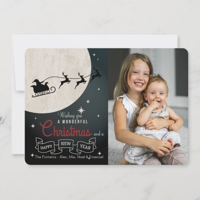 Festividades Lindo Cartão de Natal (Frente)