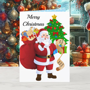 Festividades Lista de Papais noeis de Cartão de Natal para neto