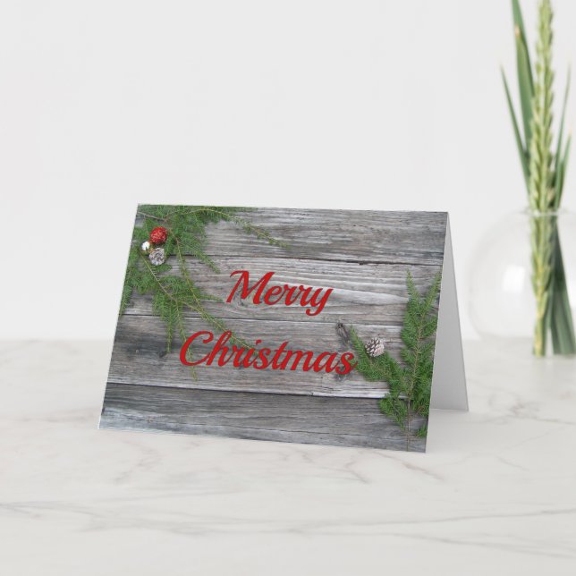 Festividades Madeira E Cartão De Natal De Pinheiro (Frente)