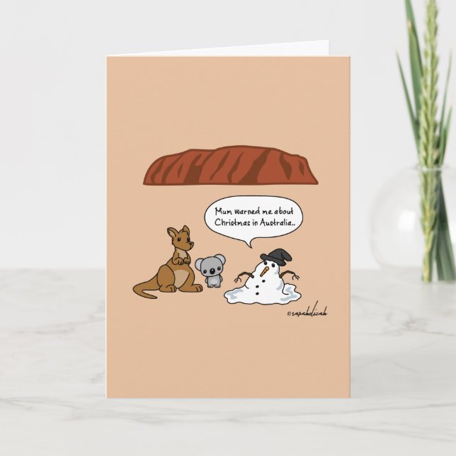 Festividades Mãe Engraçada Me Avisou Sobre O Cartão De Natal (Frente)