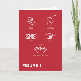 Festividades Mantenha o Natal com seu cartão de idioma de assin