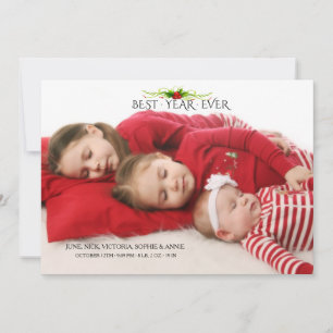 Festividades Melhor Cartão com fotos de Férias do Ano