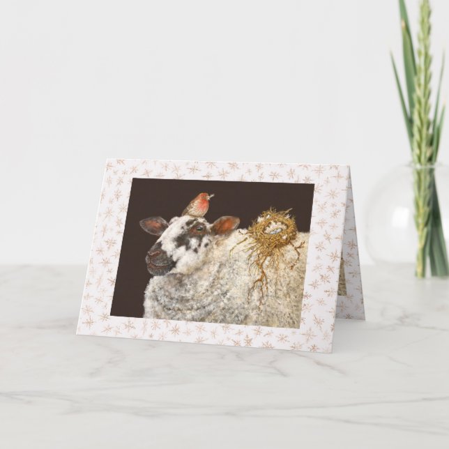 Festividades Melhor cartão de férias do ninho (Frente)