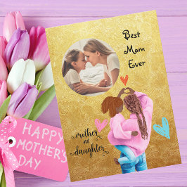 Festividades Melhor Mãe de Todos os Tempos Cartão de Boas Festa