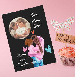 Festividades Melhor Mãe de Todos os Tempos Cartão de Boas Festa