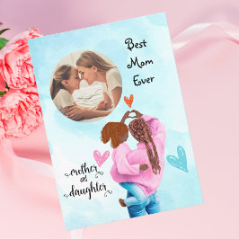 Festividades Melhor Mãe de Todos os Tempos Cartão de Boas Festa