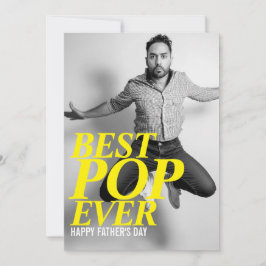 Festividades MELHOR POP NUNCA | Cartão de Dia de os pais engraç