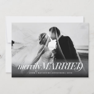 Festividades Merrily Casou no Novo Cartão de Natal