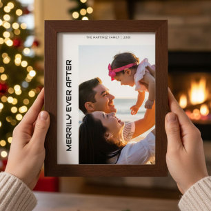 Festividades Merrivelmente Depois De Um Cartão De Natal De Famí