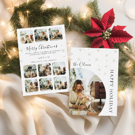 Festividades Mínimo de Cartão de Férias de Natal da Família