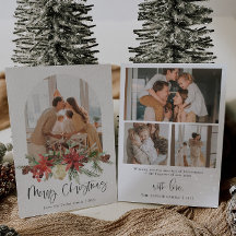 Mínimo de Cartão de Férias Moderno Feliz Natal