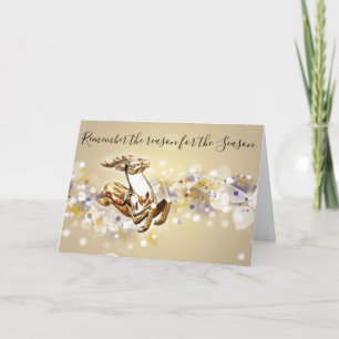 Festividades Motivo do Cartão de Natal Cristão