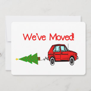 Festividades Movimentamos Carro e Cartão de Natal de Árvore