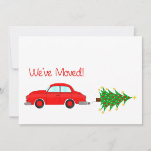 Festividades Movimentamos Carro e Cartão de Natal de Árvore