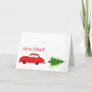 Festividades Movimentamos Carro e Cartão de Natal de Árvore