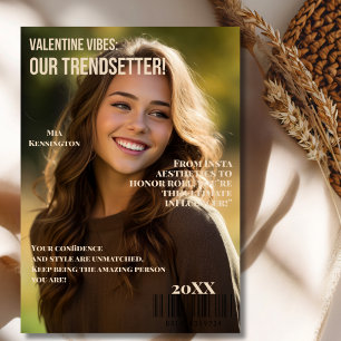 Festividades Namorados Vibes: Cartão de tributo do Trendsetter