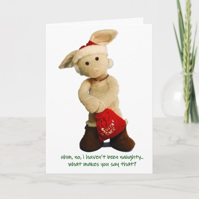 Festividades não, eu não fui impertinente. Cartão de Natal 2 (Frente)