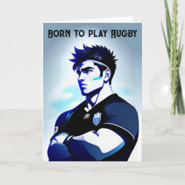Festividades "Nascer De Jogar Rugby" - Cartão Saudável De Rugby