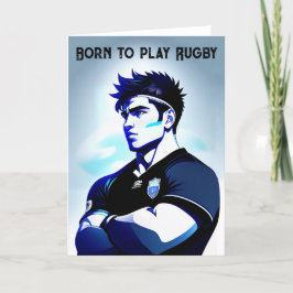 Festividades "Nascer De Jogar Rugby" - Cartão Saudável De Rugby