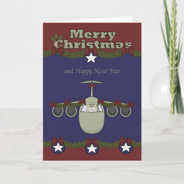 Festividades Natal, Cartão de Saudação da Força Aérea (Frente)