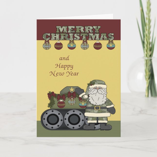 Festividades Natal, Cartão de Saudação do Exército (Frente)