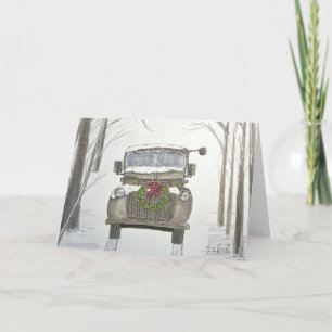 Festividades Natal de um soldado ・ Cartão de Férias